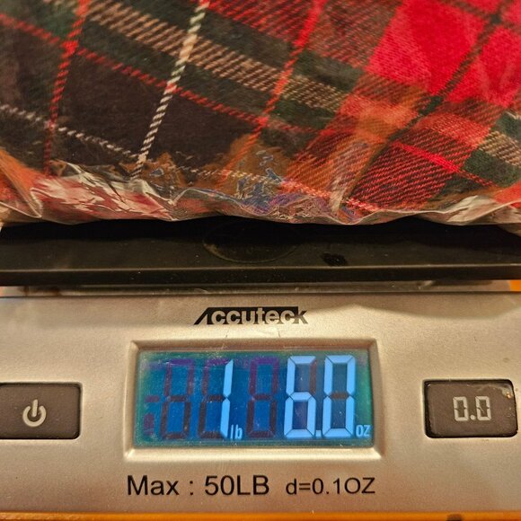 Old Navy Red Navy Plaid Flannel Pajama Set 3X Button-Up Top Drawstring Pants - Picture 13 of 13